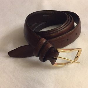 Men’s Belt - Brown Leather Size 52 NWOT
